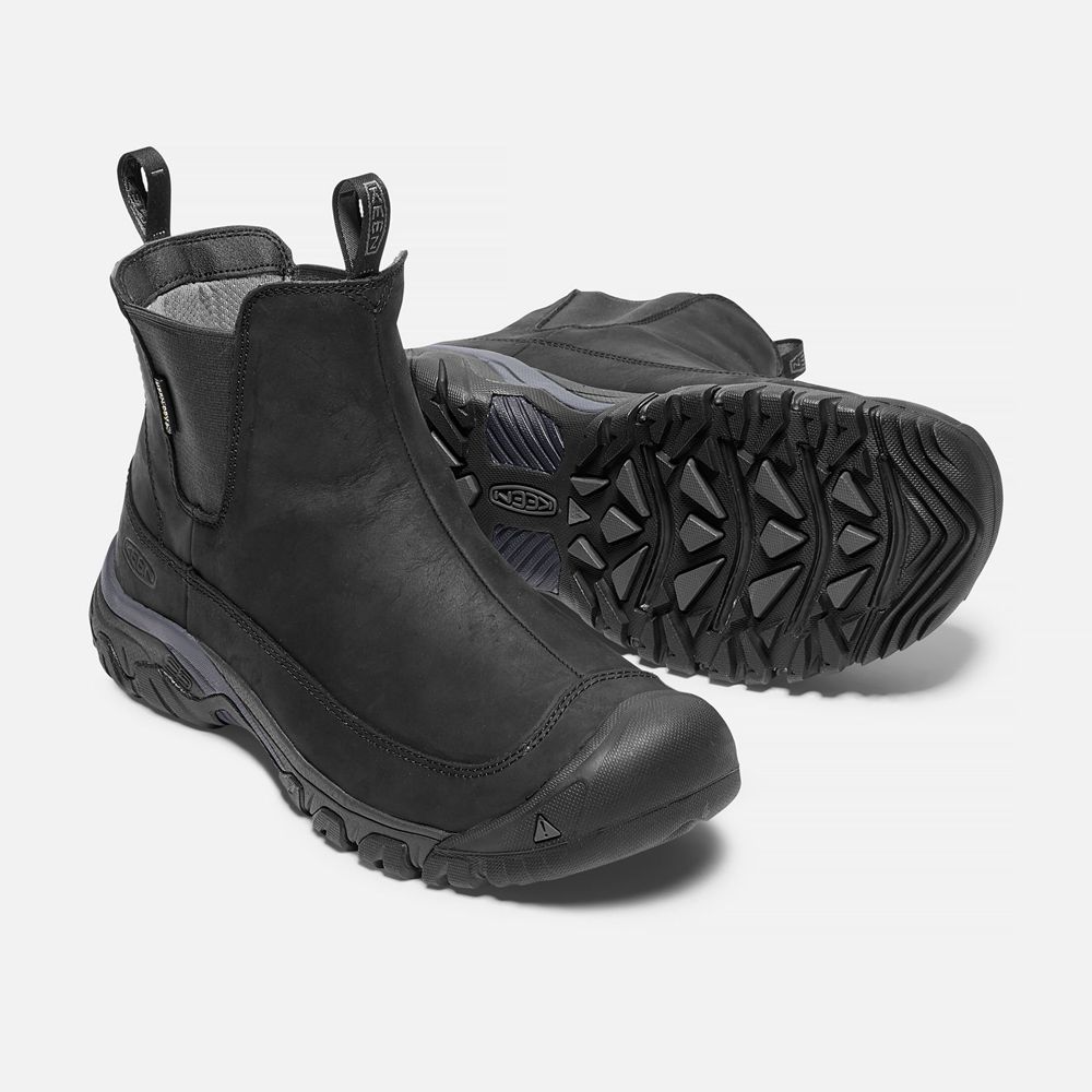 Bottes Chelsea Keen Homme Noir | Anchorage Iii Waterproof | ELFWB-4679